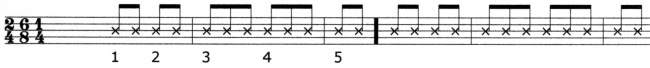 Three-part rhythm