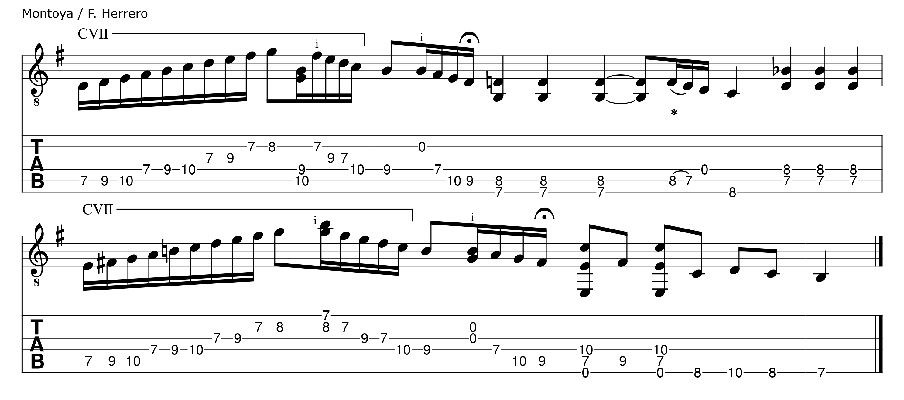 falseta antigua toque de grana&iacute;na