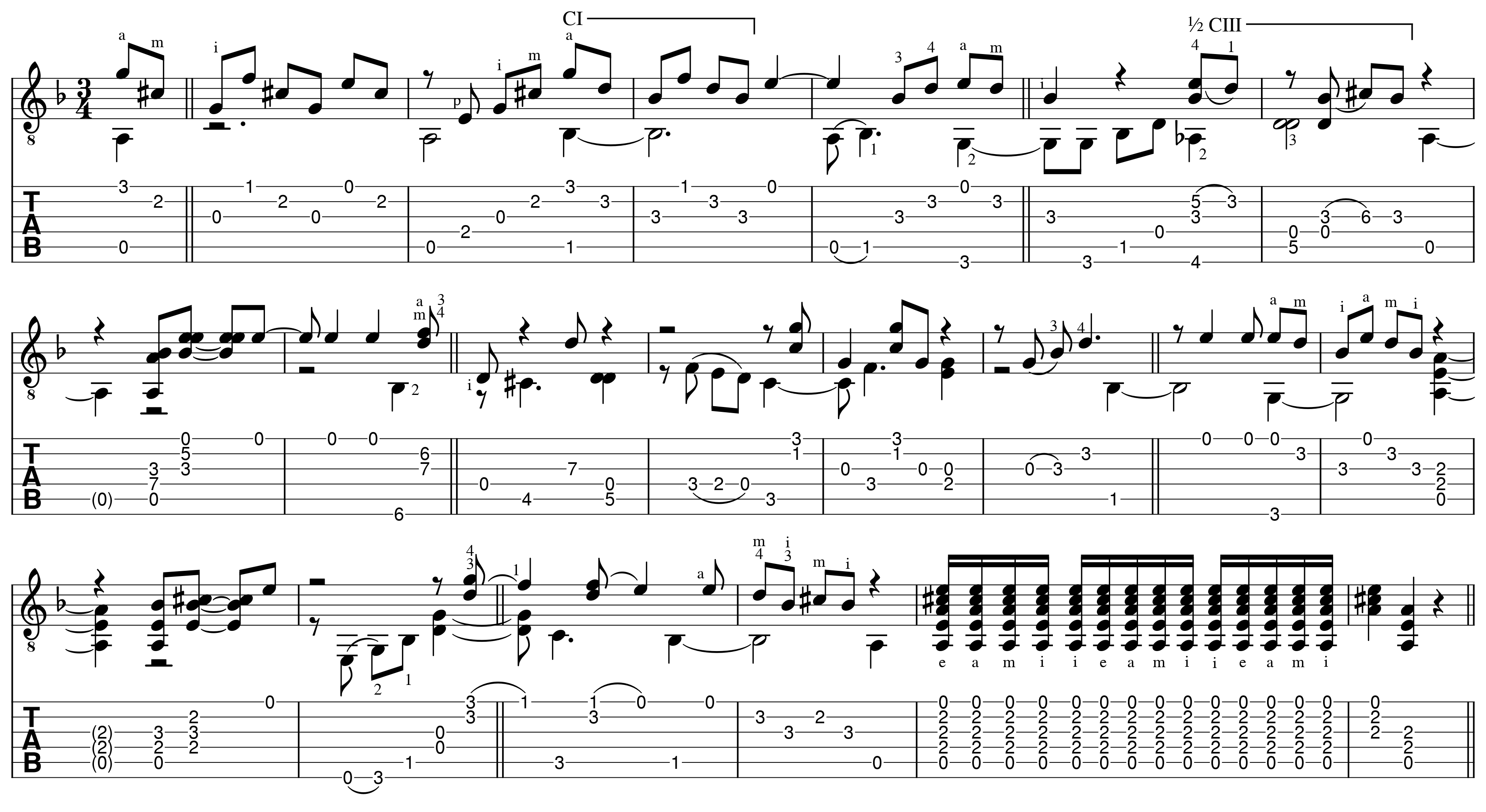 buler&iacute;a arpegiada